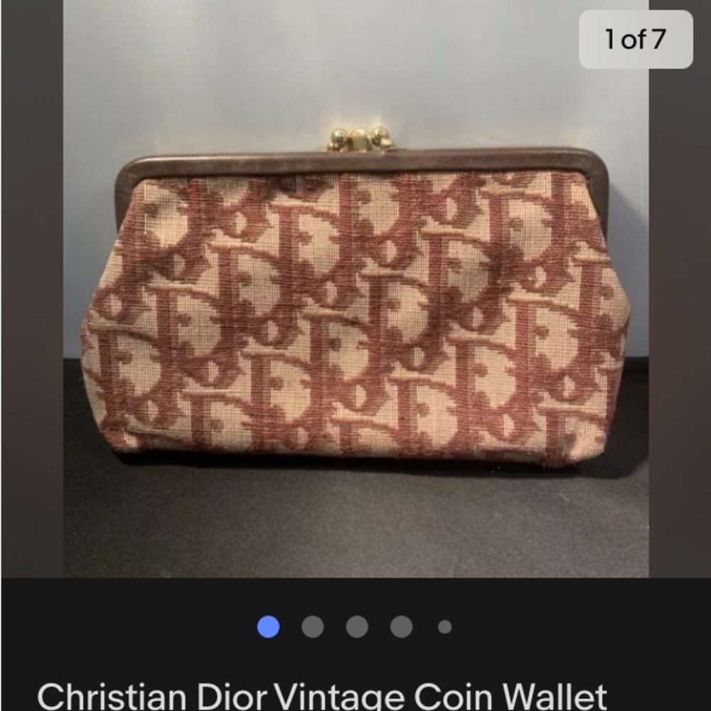 Vintage dior wallet/pouch. From late 80’s great condition